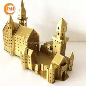 Hot Selling Toerisme Herdenkingsgeschenken Op Maat Gemaakt Metaal 3d Model Beroemd Gebouw