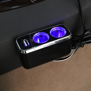Chargeur de <span class=keywords><strong>voiture</strong></span> USB Shunwei Intelligent 1A avec <span class=keywords><strong>prise</strong></span> allume-cigare 2 voies Adaptateur de tension 12-24V - Product Image 5