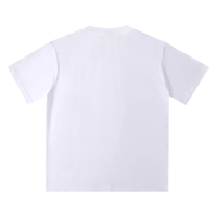 T-shirt décontracté unisexe à manches courtes et col rond, coupe ample, en coton peigné 230 g, personnalisable avec logo, idéal pour l'été