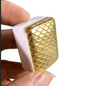 Jeu de tuiles de mahjong américain gravé et peint à la main en acrylique OEM à 3 ou 4 couches, toute couleur peut être personnalisée, jeu de société de table - Product Image 1