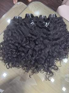 Extensions de cheveux naturels bouclés de 16 pouces, tissage machine, meilleure qualité, collection en gros - Product Image 6