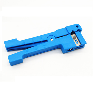 อุปกรณ์ปอกสายเคเบิลสายโคแอกเซียล FTTH สายไฟเบอร์ออปติกขนาด45-163เครื่องมือสายเคเบิลแบบกลมปลอกบัฟเฟอร์ตัวตัดท่อ - Product Image 2