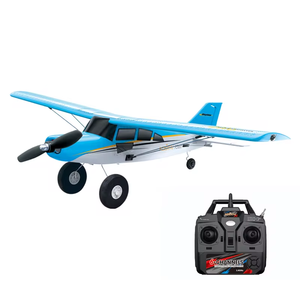 SJY-QIDI-560 Off Road Aircraft RC Model 4CH Small Remote Control Aircraft With Light Brushless Motor Assembly <b>Starter</b> Flying Toy - Product Image 1