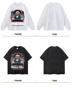 Wholesale Streetwear Graphic <b>Tshirt</b> Plain 100% Cotton Unisex T-shirt Heavyweight t Shirts High Quality - Product Image 1