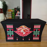 Mantel de Poliéster Resistente con Logotipo Personalizado, Impermeable, para Ferias Comerciales y Exteriores