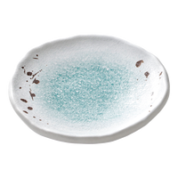 Ensemble d'assiettes rondes en mélamine 10" 12" en plastique de qualité alimentaire, grand plat de service, assiette à pizza, assiette à steak, plateau empilable pour restaurant