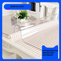 Chiffons de Table en Pvc, transparents et étanches à l'huile, résistant aux hautes températures, personnalisés, vente en gros d'usine