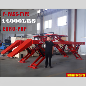 Ciseaux hydrauliques BAWELL K-588A1 certifiés CE, capacité 6000 kg, 220 V, 11 cylindres, alignement automatique, hauteur de levage maximale 2100 mm, pour <span class=keywords><strong>garage</strong></span> automobile - Product Image 2