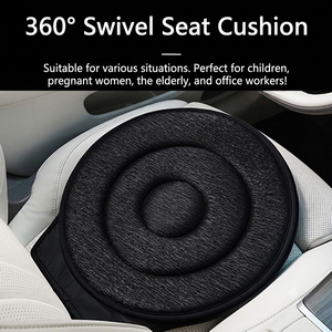 Coussin <span class=keywords><strong>de</strong></span> <span class=keywords><strong>siège</strong></span> en polyester doux, 40 cm, rotation à 360 degrés, <span class=keywords><strong>housse</strong></span> <span class=keywords><strong>de</strong></span> <span class=keywords><strong>siège</strong></span> <span class=keywords><strong>de</strong></span> <span class=keywords><strong>voiture</strong></span> <span class=keywords><strong>pour</strong></span> personnes âgées et enfants enceintes - Product Image 6