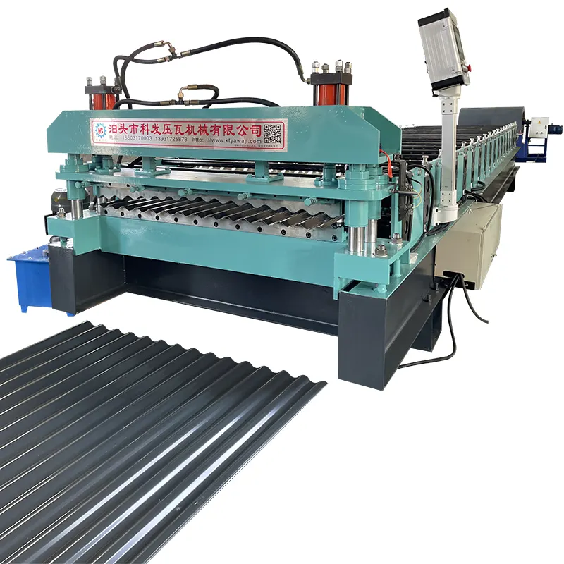 high speed colored steel wall roof panel roll forming machine metal roofing galvanized aluminum corrugated sheet making machine