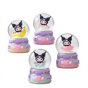 Caja de Música Esférica de Cristal con Diseño de Dibujos Animados, Regalo de Cumpleaños para Niñas, Mini Caja Musical de Escritorio, Linda <span class=keywords><strong>y</strong></span> Romántica para Estudiantes - Product Image 1