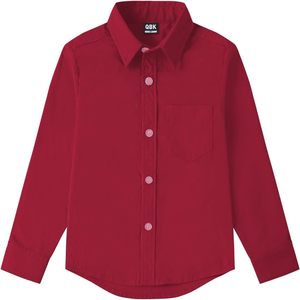 Chemise d'uniforme pour enfants, manches longues, boutonnée, coupe classique, de la taille bébé à la taille enfant - Product Image 3