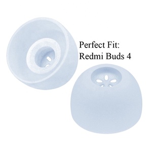Puntas de Silicona para Auriculares <span class=keywords><strong>Redmi</strong></span> <span class=keywords><strong>Buds</strong></span> <span class=keywords><strong>4</strong></span>, Cubierta de Silicona para Auriculares <span class=keywords><strong>Redmi</strong></span> Buds4, Reducción de Ruido, Puntas de Goma de Silicona - Product Image 1