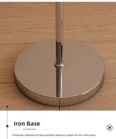 Lampe d'angle de chambre à coucher, lampadaire de luxe pour la décoration du salon