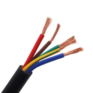 RVV 4 Core 1.0mm2 Flexible Cable 6mm 10mm 16mm 35mm 50mm 70mm 120mm 240mm Multicore Cable