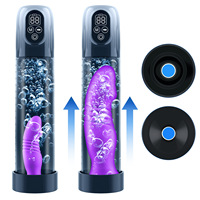 Vibrateur pour hommes à vente chaude, étanche, entraîneur de pénis numérique, gobelet de masturbation, pompe à vide d'amplification