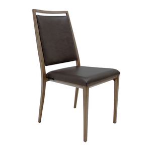 Mobilier de bureau moderne chaise empilable mariage Banquet conférence tissu tapissier métal salle à manger chaise d'hôtel - Product Image 3