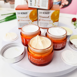 Bio-Gesichts creme Vitamin C Gesichts creme Hyaluron säure Anti-Aging-Kollagen Hautpflege Aufhellende feuchtigkeit spendende Whitening-Creme