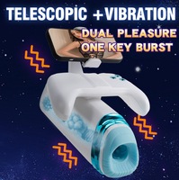 Masturbateur masculin électrique télescopique automatique XDMM40, rechargeable par USB, avec vidéo gratuite de jouets sexuels japonais, meilleur jouet sexuel du Japon
