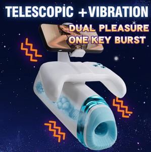 XDMM40 Automatischer Teleskopischer Elektrischer Masturbator für Männer USB-Aufladbar Japanisches XXX Kostenloses Sex-Spielzeug Video Bestes Japanisches Sex-Spielzeug - Product Image 4