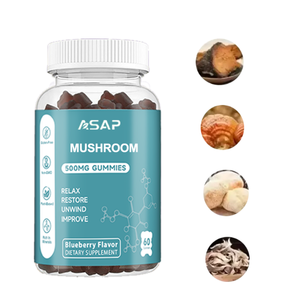 OEM hongo complejo gomoso Nootropic cerebro suplementos orgánico Super hongo gomitas - Product Image 1
