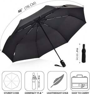 Factory Wholesale Promotional Extra <b>Large</b> Windproof Golf <b>Umbrella</b> Custom Logo Prints Straight Metal <b>Umbrella</b> - Product Image 5