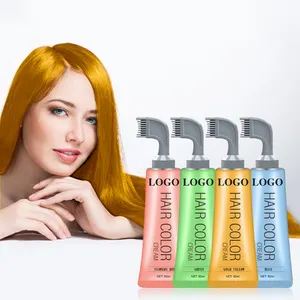 Cheap healthy herbal hair dye without chemicals no brand hair dye with brush