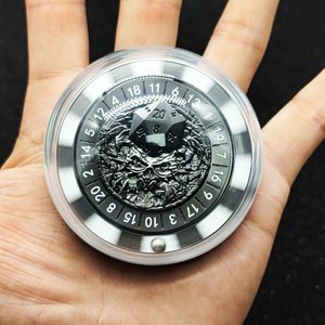Entrega rápida Lucky D20 Metal Brújula Cuadrado Giratorio Fidget Spinner para juegos de rol - Product Image 5