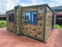 Casa Contenedor Plegable de 15 pies, Oficina, Sala de Estar, Casa Contenedor Prefabricada