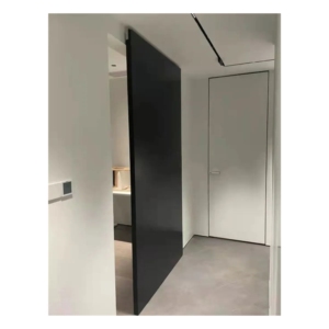 Modern Floating Invisible Solid Oak Ghost <strong>Barn</strong> <strong>Sliding</strong> Trackless Waterproof Wooden Interior <strong>Door</strong> for Bedroom Kitchen Bathroom - Product Image 2