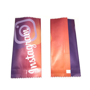 กระเป๋าหมอนพลาสติกไมลาร์1กรัมลายซิกแซกรอยหยักด้านข้างสำหรับสลัดอมยิ้มคุกกี้ครีบปิดผนึก - Product Image 1