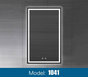Lumière de salle de bain à LED murale moderne pour hôtel, anti-buée, intelligente, carrée, avec fonction tactile, étanche, <span class=keywords><strong>luminaire</strong></span> de salle de bain - Product Image 2