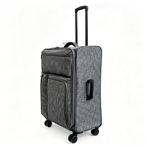 Ensemble <span class=keywords><strong>de</strong></span> bagages <span class=keywords><strong>de</strong></span> voyage en tissu Oxford durable, <span class=keywords><strong>3</strong></span> pièces, <span class=keywords><strong>valises</strong></span> souples à roulettes avec 4 roues pivotantes - Product Image 3