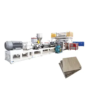 SPC PVC 멀티 레이어 공동 압출 바닥 생산 라인/만드는 기계