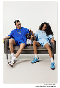 เสื้อยืดคอตตอนหนาน้ำหนักมากแบบ OEM สั่งทำพิเศษ พร้อมโลโก้สั่งทำ เสื้อยืดโอเวอร์ไซส์ผู้ชายไซส์ใหญ่ พิมพ์ลายสไตล์สตรีทรักษ์โลก - Product Image 2