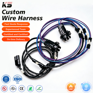 Özel Otomotiv JST Kablo Demeti, Araba Bilgisayarı Motosiklet Sensörü Işık Anahtarı Kontrol Cihazı için Naylon İzolasyonlu - Product Image 1