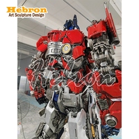 Stokta Açık Hava Dev Optimus Prime Transformer Robot Heykeli Transformer Gerçek Boyutlu Film Heykelleri Kahraman Heykeli