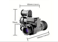 Nuevo Telescopio de Visión Nocturna Montado en Casco NVG10 WiFi 1080p Foto/Video 3x Aumento IP66 Dispositivo Montado en la Cabeza Resistente al Agua