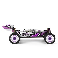 Mentors Wltoys 124019 1/12 2.4ghz Coche RC de Alta Velocidad 60km/h con Chasis de Aluminio y Engranajes de Zinc para Drift