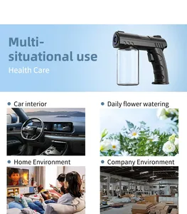 Chuyên Nghiệp Nano Phun Atomizer Thợ Cắt Tóc Sau Khi Cạo Râu Không Dây Súng Phun Tự Động Súng Với Ánh Sáng Màu Xanh - Product Image 5