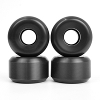 Roues de skateboard coniques à rebond élevé et vitesse rapide, logo personnalisé, vierges, souples, 78A, 54 mm