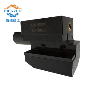 Accessoires pour machines-outils : Outils de serrage non rotatifs pour tours à tiges cylindriques et bases radiales rectangulaires. - Product Image 1