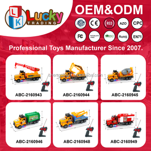 <span class=keywords><strong>Camion</strong></span> <span class=keywords><strong>de</strong></span> pompiers télécommandé Lucky Toys, pas cher et <span class=keywords><strong>grand</strong></span>, en plastique, avec échelle escamotable, jouet pour garçons, cadeau d'anniversaire - Product Image 6