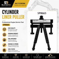 SUNORO 5P8665 Extracteur de chemise de cylindre universel, outil de démontage de manchons, pour pièces de moteur d'excavatrice