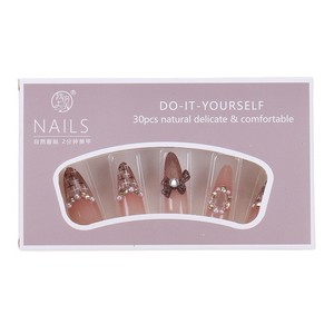 TikTok Nails Cat Eye Cross Pièces d'ongles portables haut de gamme faites à la main Hot Girl Pure Desire Style - Product Image 5