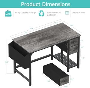 Hiện Đại Đơn Giản 40-Inch Chơi Game PC Bàn Vải Ngăn Kéo Máy Tính Nghiên Cứu Viết Bảng Cho Nhà Nhỏ Văn Phòng Gỗ Bảng Điều Chỉnh Phong Cách - Product Image 5