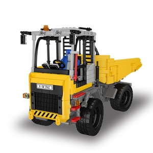 Camion à benne basculante articulée 17092, véhicule de construction, jouet de construction à télécommande électrique, cadeau éducatif pour garçons, à assembler - Product Image 1