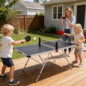 <span class=keywords><strong>Table</strong></span> <span class=keywords><strong>de</strong></span> tennis <span class=keywords><strong>de</strong></span> <span class=keywords><strong>table</strong></span> miniature <span class=keywords><strong>de</strong></span> haute qualité, <span class=keywords><strong>table</strong></span> <span class=keywords><strong>de</strong></span> tennis d'extérieur, imperméable, robuste pour les sports <span class=keywords><strong>de</strong></span> plein air - Product Image 1