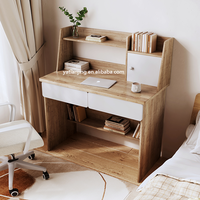 Table en bois moderne pour enfants pour l'étude Bureau minimaliste de chevet à domicile Étagère à livres
