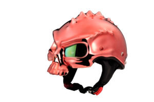 2017クールモンスターオートバイヘルメットデザイン新モデルスカルスケルトンオープンフェイスヘルメット - Product Image 4
